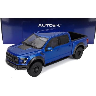 AUTOART FORD USA F-150 RAPTOR PICK-UP DOUBLE CABINE 2019 - BLUE 1/18