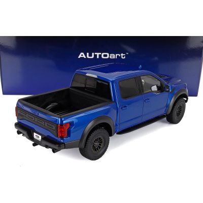 AUTOART FORD USA F-150 RAPTOR PICK-UP DOUBLE CABINE 2019 - BLUE 1/18