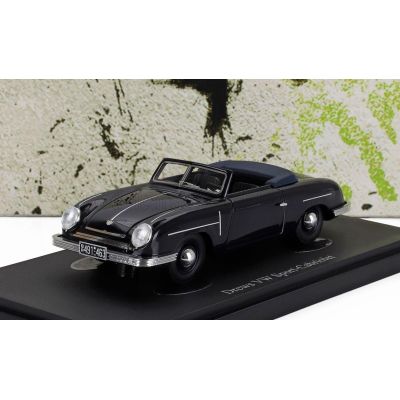 AUTOCULT VOLKSWAGEN SPORT CABRIOLET OPEN GERMANY 1949 - BLACK 1/43
