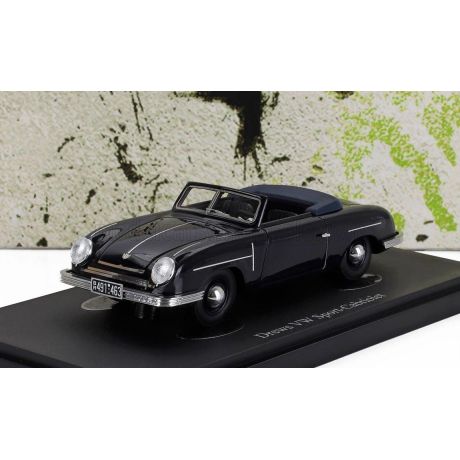 AUTOCULT VOLKSWAGEN SPORT CABRIOLET OPEN GERMANY 1949 - BLACK 1/43
