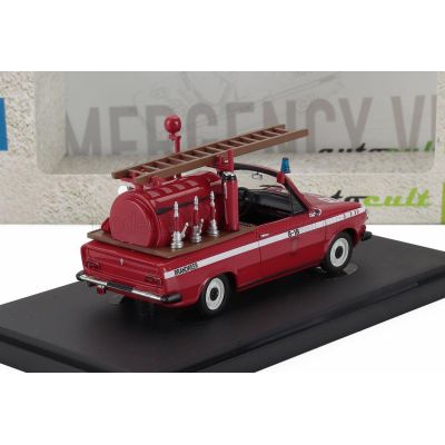 AUTOCULT DAF 46 BRANDWEER FIRE ENGINE PICK-UP THE NETHERLANDS 1974 - RED 1/43
