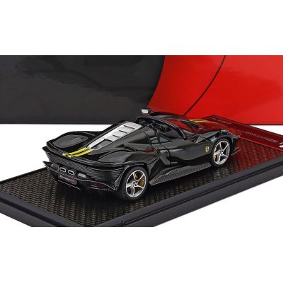 BBR MODELS FERRARI DAYTONA SP3 SERIE ICONA OPEN ROOF 2022 - VERDE BRITISH - GREEN YELLOW 1/43
