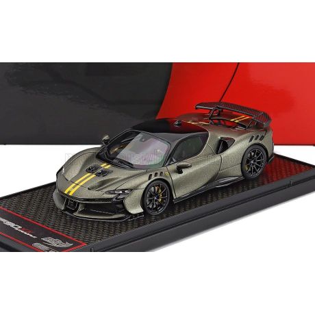 BBR MODELS FERRARI SF90 XX STRADALE 2024 - VERDE MASONI - MATT GREEN BLACK 1/43