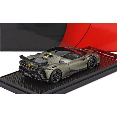 BBR MODELS FERRARI SF90 XX STRADALE 2024 - VERDE MASONI - MATT GREEN BLACK 1/43
