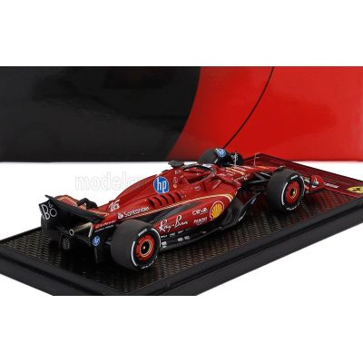 BBR MODELS FERRARI F1  SF-24 TEAM SCUDERIA FERRARI SF24 N 16 WINNER AUSTIN USA GP 2024 CHARLES LECLERC - RED BLACK 1/43