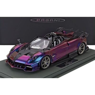 BBR MODELS PAGANI IMOLA ROADSTER 2023 - CON VETRINA - WITH SHOWCASE - PURPLE CHAMALEON 1/18
