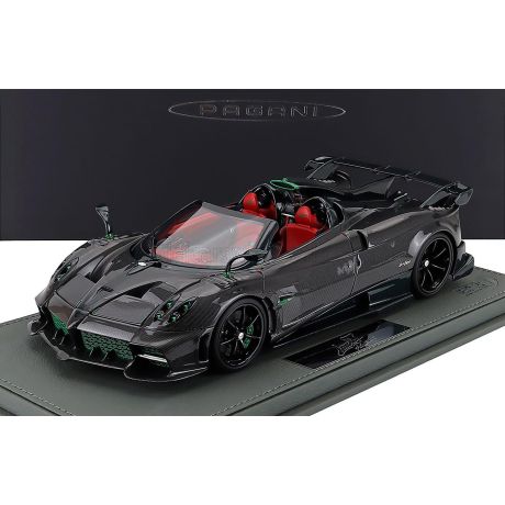 BBR MODELS PAGANI IMOLA ROADSTER 2023 - CON VETRINA - WITH SHOWCASE - GLOSS CARBON 1/18