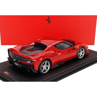 BBR MODELS FERRARI 296 SPECIALE 2025 - CON VETRINA - WITH SHOWCASE - ROSSO CORSA - RED 1/18