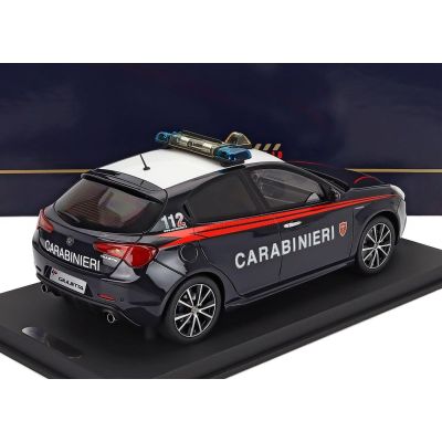 BBR MODELS ALFA ROMEO GIULIETTA VELOCE CARABINIERI 2018 - BLUE RED 1/18