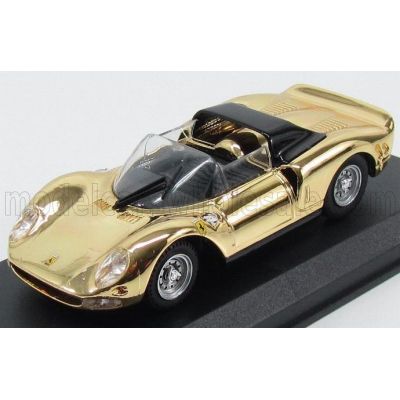 BEST MODEL FERRARI 330 P2 1965 - GOLD PLATED 24 KT 1/43