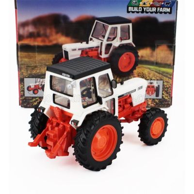 BRITAINS DAVID BROWN 1410 4WD TRACTOR 1960 - WHITE ORANGE 1/32
