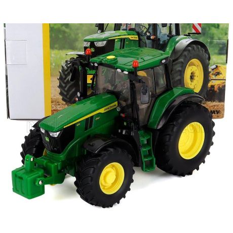 BRITAINS JOHN DEERE 6M 240 TRACTOR 2018 - GREEN YELLOW 1/32