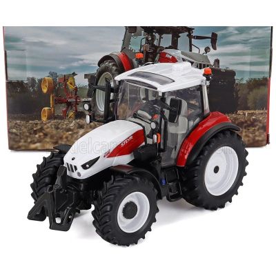 BRITAINS STEYR 4120 PLUS TRACTOR 2020 - WHITE RED 1/32