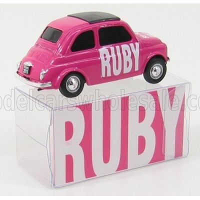 BRUMM FIAT 500 RUBY - SE NON ORA QUANDO? - PINK 1/43