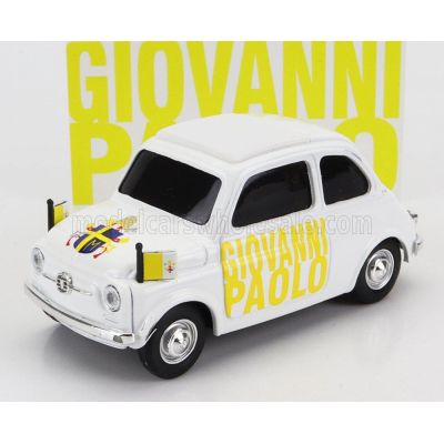 BRUMM FIAT 500 PAPA GIOVANNI PAOLO II - BEATO LUI - WHITE 1/43