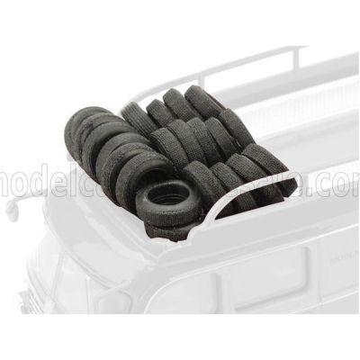 BRUMM ACCESSORIES 20 GOMME F1 ANTERIORI - POSTERIORI - BLACK 1/43