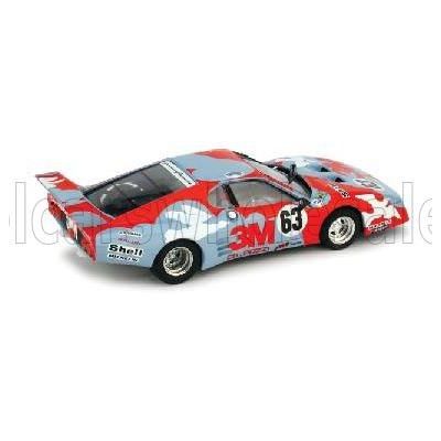BRUMM FERRARI 512BB LM N 62-63 24h LE MANS 1979 - RED LIGHT BLUE 1/43