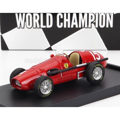 BRUMM FERRARI F1 500 F2 N 15 WORLD CHAMPION WINNER ENGLISH GP ALBERTO ASCARI 1952 - RED 1/43