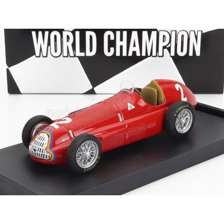 BRUMM ALFA ROMEO F1  159 N 2 WORLD CHAMPION BELGIUM GP JUAN MANUEL FANGIO 1951 - RED 1/43