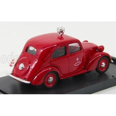 BRUMM FIAT 508C 1100 BERLINA VIGILI DEL FUOCO 1937 - FIRE ENGINE - FIRE MEN FEUERWEHR - RED 1/43