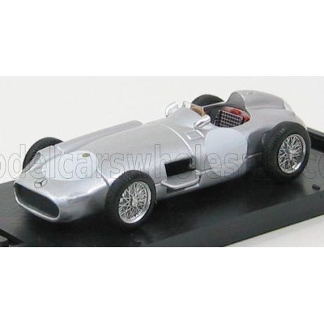 BRUMM MERCEDES BENZ F1 W196 CELEBRATION 1955 - UNTERTURKHEIM STUTTGART - - SILVER 1/43