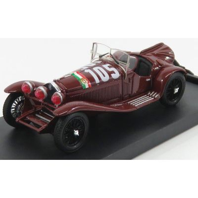 BRUMM ALFA ROMEO 2300 SPIDER N 105 MILLE MIGLIA 1932 T.NUVOLARI - G.B.GUIDOTTI - BORDEAUX 1/43