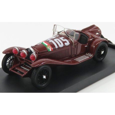 BRUMM ALFA ROMEO 2300 SPIDER N 105 MILLE MIGLIA 1932 T.NUVOLARI - G.B.GUIDOTTI - BORDEAUX 1/43