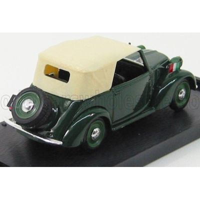 BRUMM FIAT 508C 1100 CABRIOLET 1937 CD - MILITARY GREEN 1/43