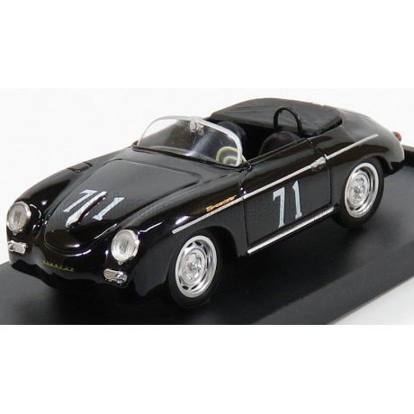 BRUMM PORSCHE 356 SPEEDSTER N 71 RIVERSIDE 1959 STEVE MCQUEEN - BLACK 1/43