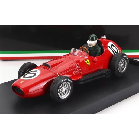 BRUMM FERRARI F1  801 N 10 3rd BRITISH GP 1957 M.HAWTHORN - WITH DRIVER FIGURE - RED 1/43