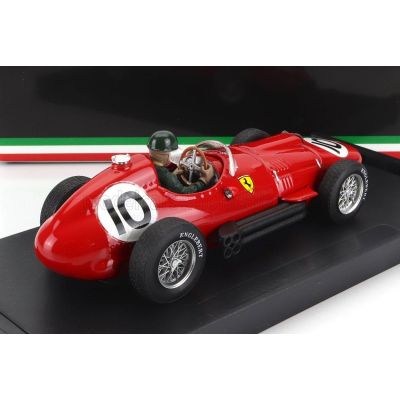 BRUMM FERRARI F1  801 N 10 3rd BRITISH GP 1957 M.HAWTHORN - WITH DRIVER FIGURE - RED 1/43