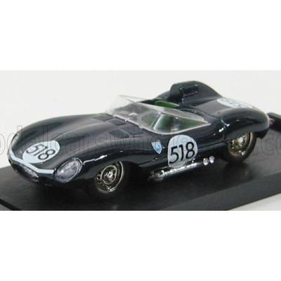 BRUMM JAGUAR D-TYPE N 518 MILLE MIGLIA 1957 - BLUE 1/43