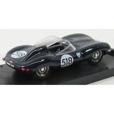 BRUMM JAGUAR D-TYPE N 518 MILLE MIGLIA 1957 - BLUE 1/43