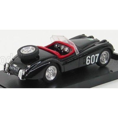 BRUMM JAGUAR XK 120 SPIDER N 607 RALLY DELLE ALPI 1953 - BLACK 1/43