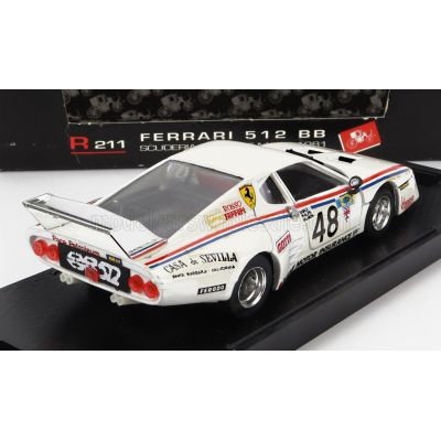 BRUMM FERRARI 512BB SCUDERIA ROSSO N 48 24h LE MANS 1981 M.SALMON - S.PHILIPS - S.EARLE - WHITE 1/43