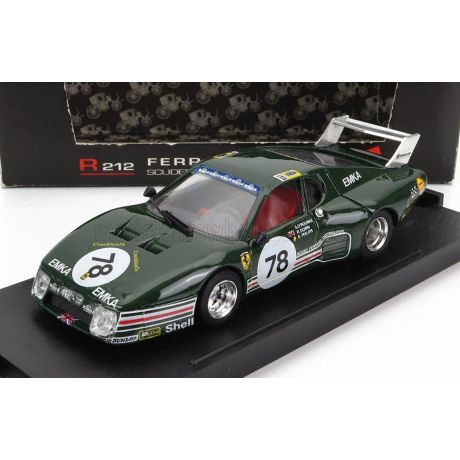 BRUMM FERRARI 512BB SCUDERIA EMKA N 78 24h LE MANS 1980 S.O'ROURKE - R.DOWN - S.PHILIPS - GREEN 1/43