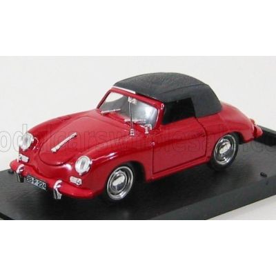 BRUMM PORSCHE 356C CABRIOLET CLOSED 1952 - RED 1/43