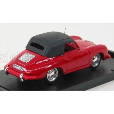 BRUMM PORSCHE 356C CABRIOLET CLOSED 1952 - RED 1/43