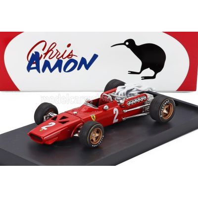 BRUMM FERRARI F1  312 N 2 ITALY GP 1967 CHRIS AMON - RED 1/43