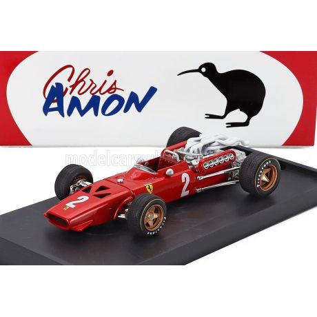 BRUMM FERRARI F1  312 N 2 ITALY GP 1967 CHRIS AMON - RED 1/43