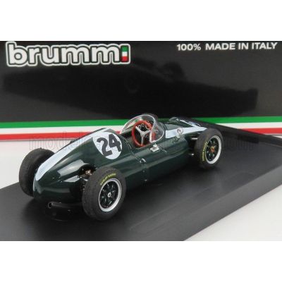 BRUMM COOPER F1 T51 CLIMAX N 24 WINNER MONACO GP JACK BRABHAM 1959 WORLD CHAMPION - GREEN WHITE 1/43