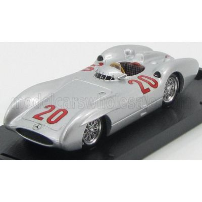 BRUMM MERCEDES BENZ F1  W196C N 20 GP FRANCIA 1954 K.KLING - SILVER 1/43