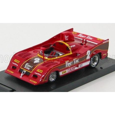 BRUMM ALFA ROMEO 33 SC 12 500 KM MONZA 1977 N 2 BRAMBILLA - RED 1/43