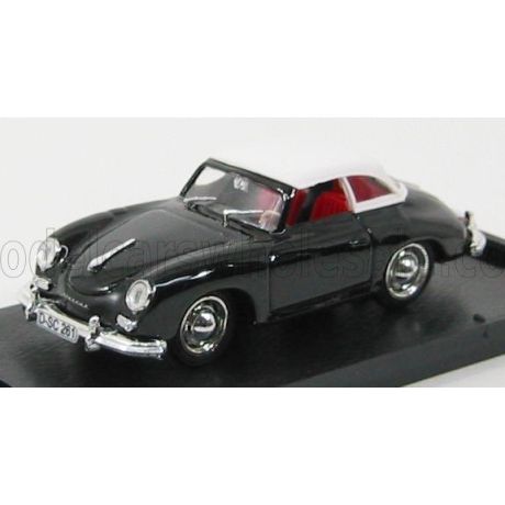 BRUMM PORSCHE 356 HARD TOP 1952 - BLACK WHITE 1/43