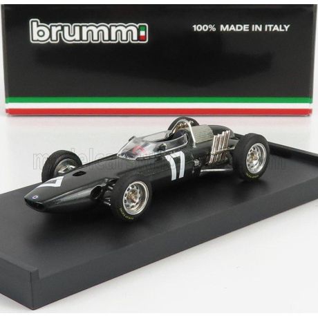 BRUMM BRM F1  P57 N 17 WINNER DUTCH EUROPE GP GRAHAM HILL 1962 WORLD CHAMPION - GREY MET 1/43