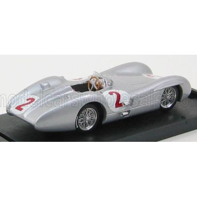 BRUMM MERCEDES BENZ F1  W196C GP GB N 2 1954 KARL KLING - SILVER 1/43