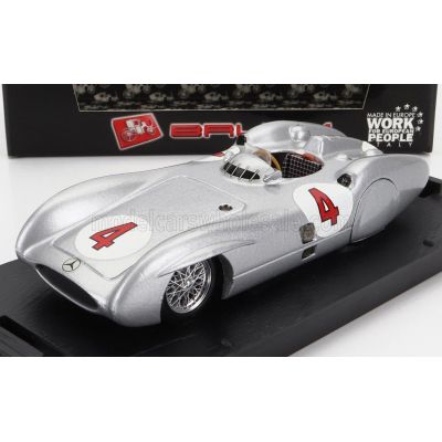 BRUMM MERCEDES BENZ F1  W196C N 4 PROVE AVUS 1954 KARL KLING - SILVER 1/43