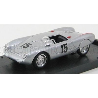 BRUMM PORSCHE 550 RS AVUS N 15 1955 R. VON FRANKENBERG - SILVER 1/43