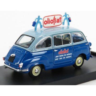 BRUMM FIAT 600 MULTIPLA OLIO FIAT 1956 - 2 TONE BLUE 1/43