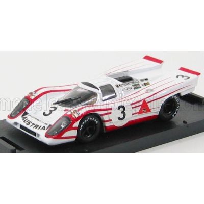 BRUMM PORSCHE 917K 4.5L N 3 24h DAYTONA 1970 K.AHRENS - V.ELFORD - WHITE RED 1/43